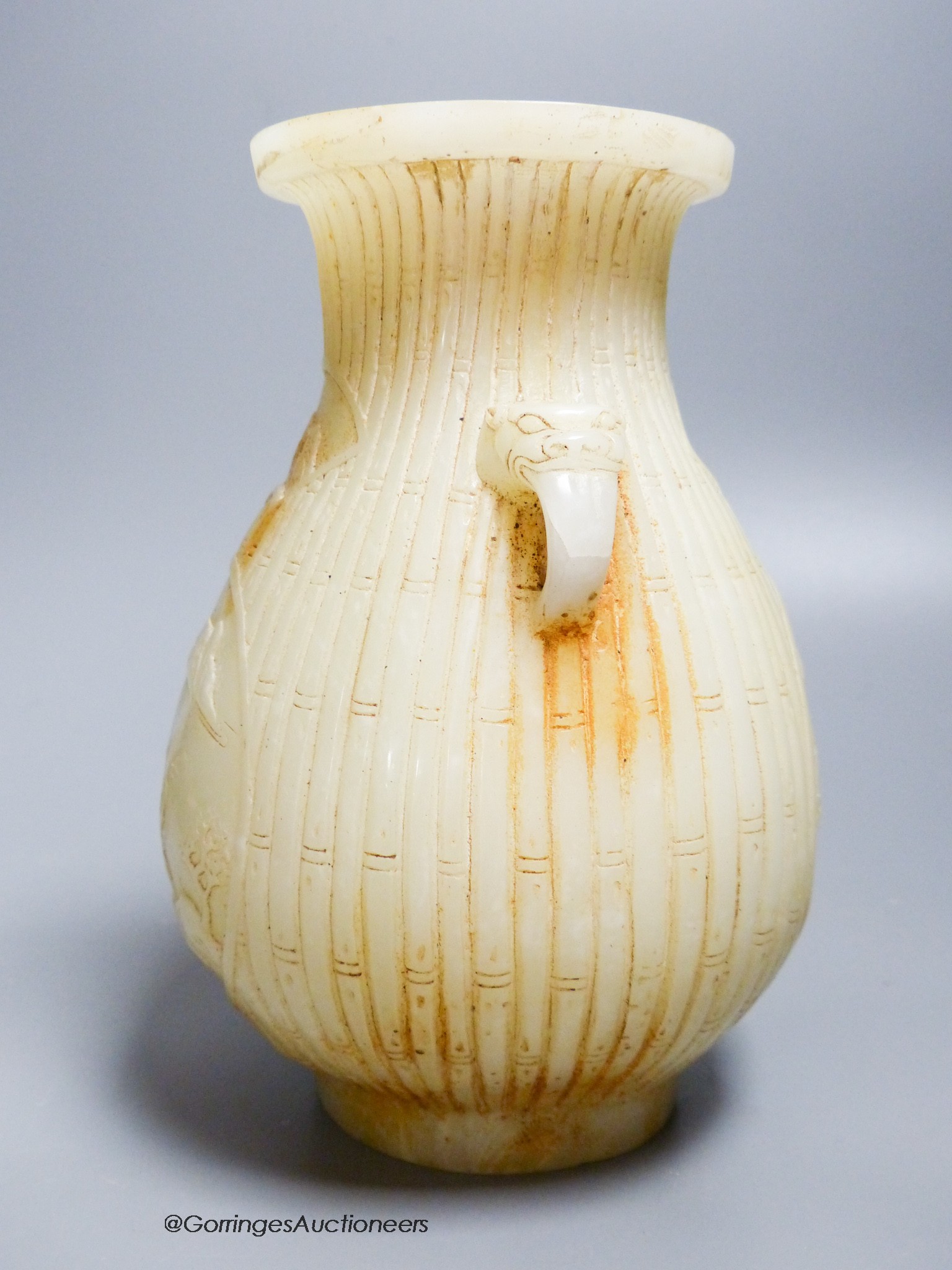 A 20th century Chinese simulated jade pot, height 20cm